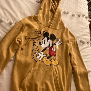Mickey Mouse sweatshirt from Disney in a musters yellow color BARLEY WORN